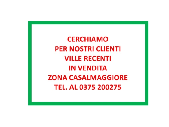 Cerchiamo ville in vendita